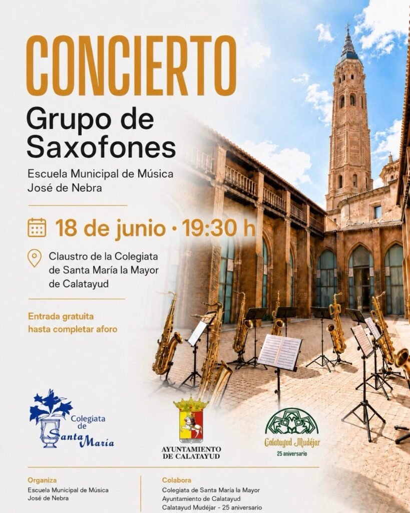 La Escuela Municipal de Música “José de Nebra” inunda Calatayud de melodías con su programación de fin de curso 4 IMG 3872