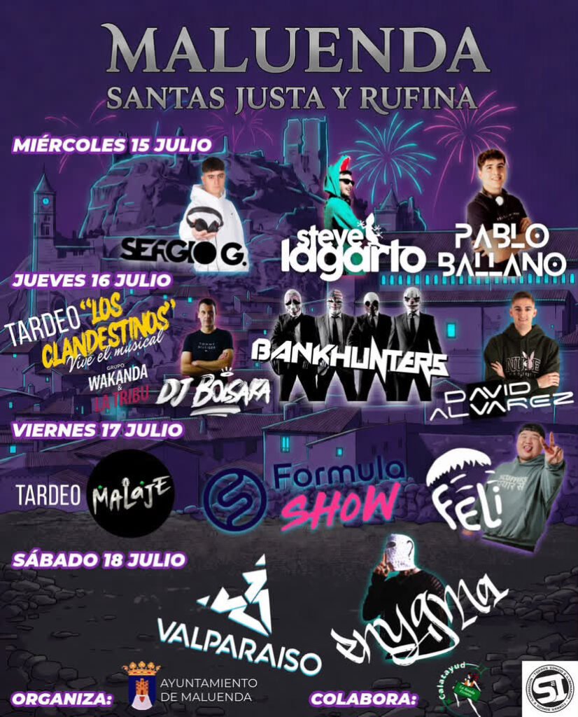 Maluenda se engalana desde el próximo miércoles para cinco intensos días de tradición, música y festejos taurinos en honor a las Santas Justa y Rufina 3 2D13E476 AA82 4D48 8E70 72D4EF2BC897