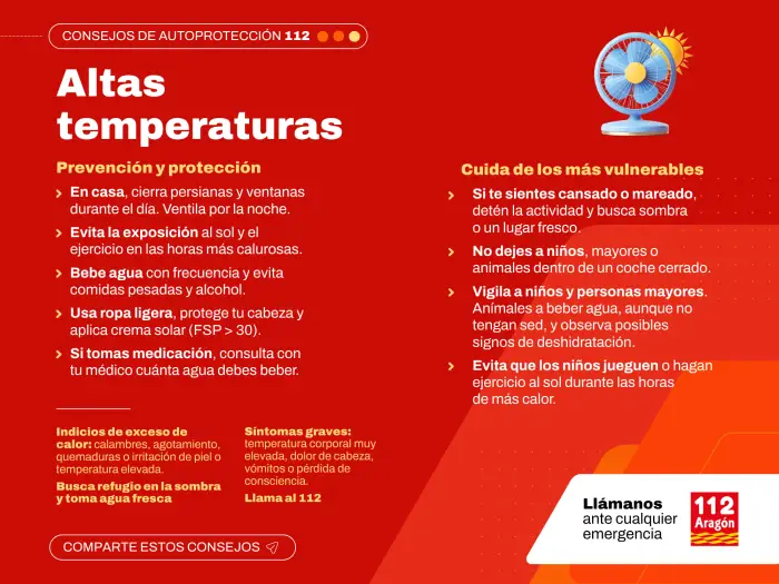 Aviso naranja hoy lunes por temperaturas máximas en la Comarca Comunidad de Calatayud: pautas de autoprotección frente al calor y el fuego 2 IMG 5772 1