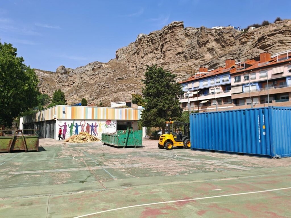 Avanza la ampliación del Colegio de Educación Especial Segeda de Calatayud: el próximo mes de agosto se levantará la cimentación del nuevo edificio 2 IMG 6953