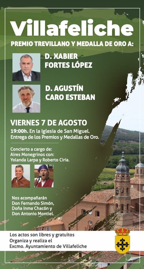 Villafeliche concede el próximo viernes el Premio Trevillano de Honor 2026 a su Alcalde, Agustín Caro, y al periodista Xabier Fortes 2 IMG 7595